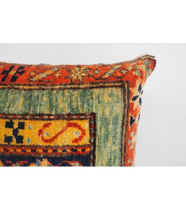 Carpet Pillow, ID 337, Carpet Rug Pillow 16x16, Turkish Rug Pillow, Handmade pillow, boho pillow, vintage pillow, Rug pillow