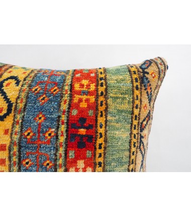 Carpet Pillow, ID 331, Carpet Rug Pillow 18x18, Turkish Rug Pillow, Handmade Pillow, Boho Pillow, Vintage Pillow, Rug Pillow