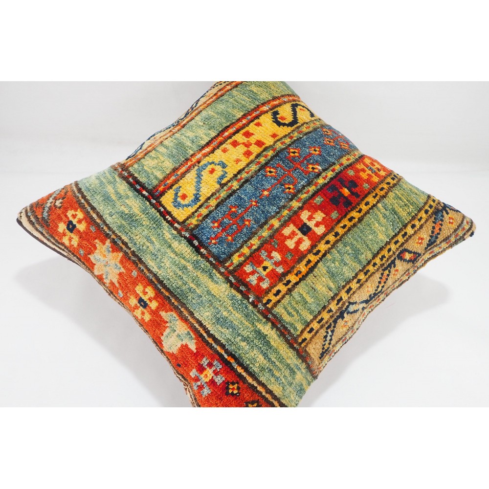 Carpet Pillow, ID 331, Carpet Rug Pillow 18x18, Turkish Rug Pillow, Handmade Pillow, Boho Pillow, Vintage Pillow, Rug Pillow