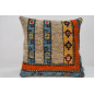 Carpet Pillow, ID 255, Carpet Rug Pillow 16x16, Turkish Rug Pillow, Handmade Pillow, Boho Pillow, Vintage Pillow, Rug Pillow