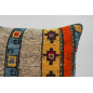 Carpet Pillow, ID 255, Carpet Rug Pillow 16x16, Turkish Rug Pillow, Handmade Pillow, Boho Pillow, Vintage Pillow, Rug Pillow