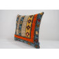 Carpet Pillow, ID 255, Carpet Rug Pillow 16x16, Turkish Rug Pillow, Handmade Pillow, Boho Pillow, Vintage Pillow, Rug Pillow