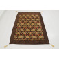 Table Cloth, Table Linens, 3"37X4"11, Brown Tulip Pattern Turkish Fabric Table Cloth