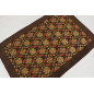 Table Cloth, Table Linens, 3"37X4"11, Brown Tulip Pattern Turkish Fabric Table Cloth