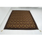 Turkish Bedspread, Twin L Size Bed Cover, 7.2X5.2, Brown Carnation Pattern Fabric Blankets, Ottoman Decorative Bed Cover