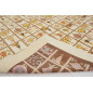 Turkish Bedspread, Twin L Size Bed Cover, 7.2X5.2, Beige Turkish Dream Pattern Fabric Blankets, Ottoman Bed Cover