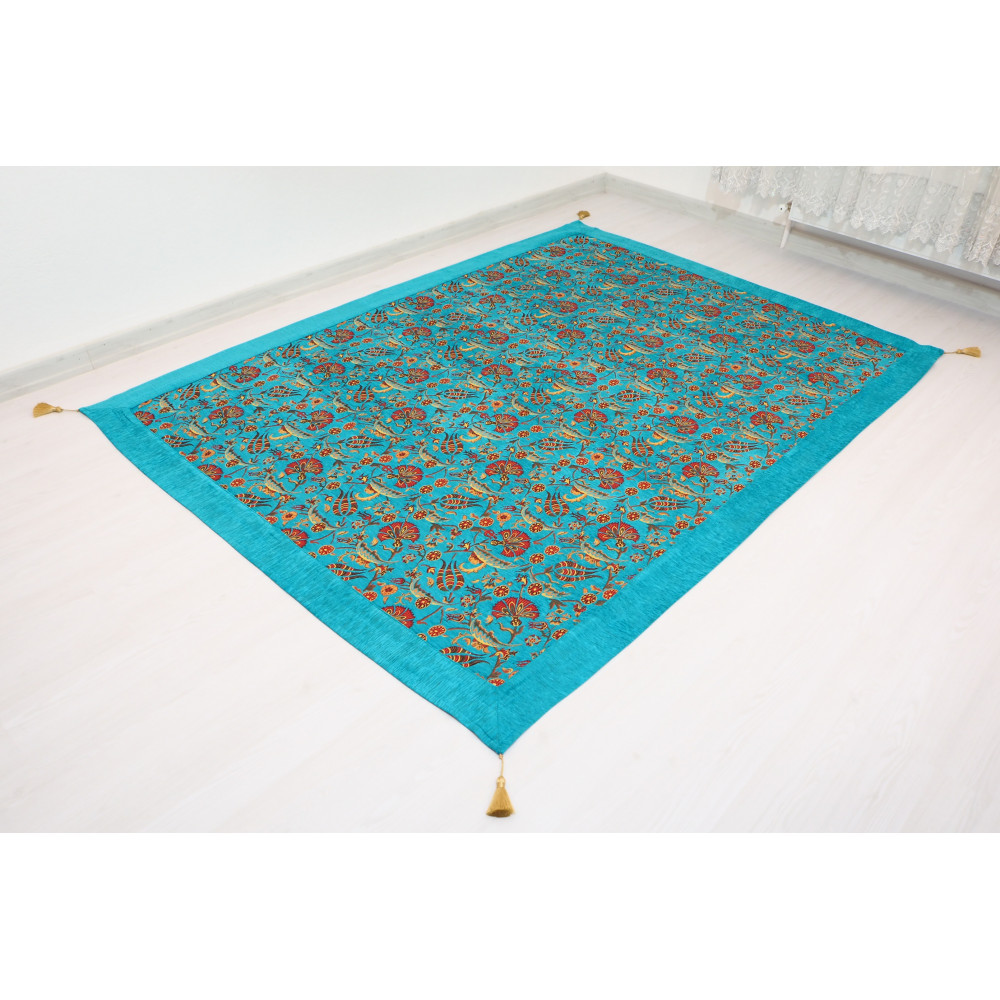 Turquoise Blue Twin Bed Cover