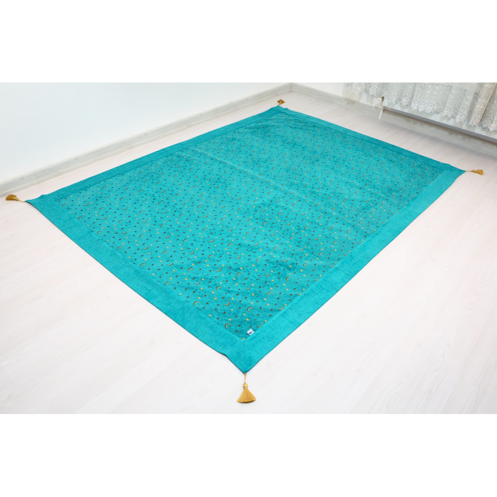 Turquoise Blue Twin Bed Cover