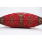 Fabric Pillow, Fabric Pillow 20x20, Red Morocco Pattern Turkish Jacquard Fabric Pillow Cover, Chenille Lumber Pillow,Sofa Pillow