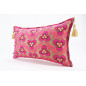 Fabric Pillow,Fabric Pillow 12x20,Mazenda Pink Tiger Eyes Pattern Turkish Fabric Pillow Cover,Decorative Accent Bohemian Pillow