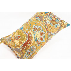 Fabric Pillow, Fabric Pillow 12x20, Turkish Paisley Pattern Turkish Fabric Pillow, Decorative Pillow, Bohemian Pillow