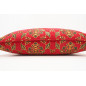 Fabric Pillow,Fabric Pillow 16x24,Red Topkapi Palace Tulip Pattern Turkish Jacquard Fabric Pillow Cover,Throw Pillow,Sofa Pillow