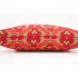 Fabric Pillow, Fabric Pillow 16x24, Red Tiger Eyes Pattern Turkish Fabric Pillow Cover, Chenille Fabric Fabric, Bohemian Pillow