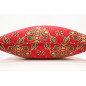 Fabric Pillow,Fabric Pillow 18x18,Red Topkapi Palace Tulip Pattern Turkish Fabric Pillow Cover,Decorative Pillow,Throw Pillow