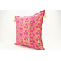 Fabric Pillow, Fabric Pillow 24x24,Mazenda Pink Tiger Eyes Pattern Turkish Jacquard Fabric Pillow Cover,Throw and Lumbar Pillow