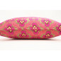 Fabric Pillow, Fabric Pillow 24x24,Mazenda Pink Tiger Eyes Pattern Turkish Jacquard Fabric Pillow Cover,Throw and Lumbar Pillow