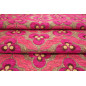 Upholstery Fabric, Turkish Fabric By the Meter and By the Yard, Pink Tiger Eye Pattern Jacquard Chenille Upholstery Fabric