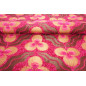 Upholstery Fabric, Turkish Fabric By the Meter and By the Yard, Pink Tiger Eye Pattern Jacquard Chenille Upholstery Fabric