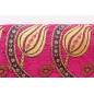 Upholstery Fabric, Turkish Fabric By the Meter, By the Yard, Pink Tulip Pattern Jacquard Chenille Upholstery Fabric