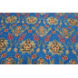 Upholstery Fabric,Turkish Fabric By the Meter, By the Yard, Navy Blue Tulip Pattern Jacquard Chenille Upholstery Fabric