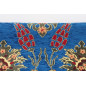 Upholstery Fabric,Turkish Fabric By the Meter, By the Yard, Navy Blue Tulip Pattern Jacquard Chenille Upholstery Fabric