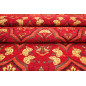 Upholstery Fabric, Turkish Fabric By the Meter, By the Yard, Red Carnation Pattern Jacquard Chenille Upholstery Fabric