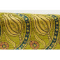 Upholstery Fabric,Turkish Fabric By the Meter, By the Yard, Green Tulip Pattern Jacquard Chenille Upholstery Fabric