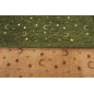 Upholstery Fabric, Turkish Fabric By the Meter, By the Yard, Moss Green Arabian Night Pattern Jacquard Upholstery Fabric