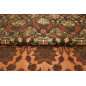 Upholstery Fabric, Turkish Fabric By the Meter, By the Yard, Brown Tulip Pattern Jacquard Chenille Upholstery Fabric