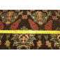 Upholstery Fabric, Turkish Fabric By the Meter, By the Yard, Brown Tulip Pattern Jacquard Chenille Upholstery Fabric