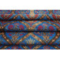 Upholstery Fabric, Turkish Fabric By the Meter, By the Yard, Navy Blue Tulip Pattern Jacquard Upholstery Fabric