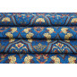 Upholstery Fabric, Upholstery Fabric By the Yard, Fabric By the Meter, Navy Blue Carnation Pattern Upholstery Jacquard Fabric