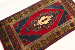 Turkish Carpet Rug, 6'31x3'37 ,Turkish Vintage Hand Knotted Wool Area rug Carpet