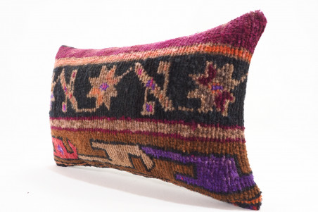 Carpet Pillow, ID 653, Carpet Rug Pillow 12x20, Turkish Rug Pillow, Handmade Pillow, Boho Pillow, Vintage Pillow, Rug Pillow