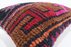 Carpet Pillow,  turkish rug pillow 12x20,carpet pillow,handmade pillow,boho pillow,vintage pillow, old pillow