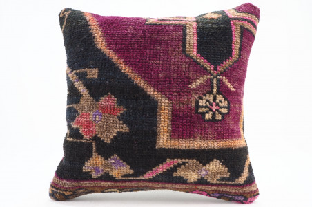 Carpet Pillow, Carpet Rug Pillow 16x16, Turkish Rug Pillow, Handmade pillow, boho pillow, vintage pillow, Rug pillow