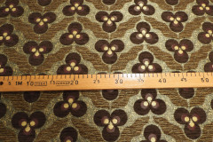 Turkish Upholstery Fabric,Turkish Fabric By the Yards, Black Tiger Eye Pattern Jacquard Chenille Upholstery Fabric