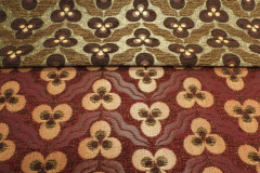 Turkish Upholstery Fabric,Turkish Fabric By the Yards, Black Tiger Eye Pattern Jacquard Chenille Upholstery Fabric