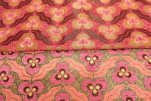 Upholstery Fabric,Turkish Fabric By The Meter, By The Yard, Pale Pink Tiger Eye Pattern Jacquard Chenille Upholstery Fabric