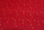 Upholstery Fabric,Turkish Fabric By the Meter, By the Yard, Red Arabian Night Pattern Upholstery Fabric