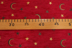 Turkish Upholstery Fabric,Turkish Fabric By the Meter, By the Yard, Red Arabian Night Pattern Upholstery Fabric