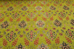 Upholstery Fabric, Turkish Fabric By the Meter, By the Yard, Green Tulip Pattern Jacquard Chenille