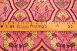 Upholstery Fabric, Turkish Fabric By the Meter, By the Yard, Pale Pink Carnation Pattern Jacquard Chenille