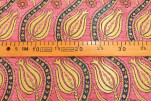 Upholstery Fabric, Turkish Fabric By the Meter, By the Yard, Pale Pink Tulip Pattern Jacquard Chenille Upholstery Fabric