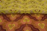 Upholstery Fabric,Turkish Fabric By The Meter, By The Yard, Green Tiger Eyes Pattern Jacquard Chenille Upholstery Fabric