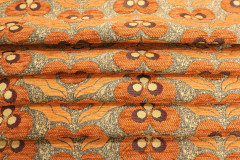 Upholstery Fabric, Turkish Fabric By the Meter and By the Yard, Pink Tiger Eye Pattern Jacquard Chenille Upholstery Fabric