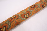 Upholstery Fabric, Turkish Fabric By the Meter and By the Yard, Antigua Orange Tiger eyes Pattern Jacquard Fabric