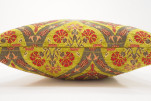 Fabric Pillow,Fabric Pillow 18x18,Pistachio Green Morocco Pattern Tulip Turkish Fabric Pillow,Decorative Accent and Throw Pillow