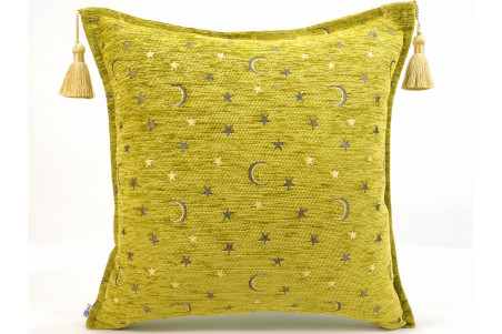 Fabric Pillow,Fabric Pillow 18x18,Pistachio Green Arabian NIght Pattern Turkish Fabric Pillow Cover,Decorative and Throw Pillow