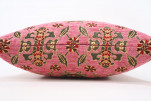 Fabric Pillow,Fabric Pillow 18x18,Pale Pink Topkapi Palace Tulip Pattern Turkish Fabric Pillow,Decorative Pillow,Throw Pillow